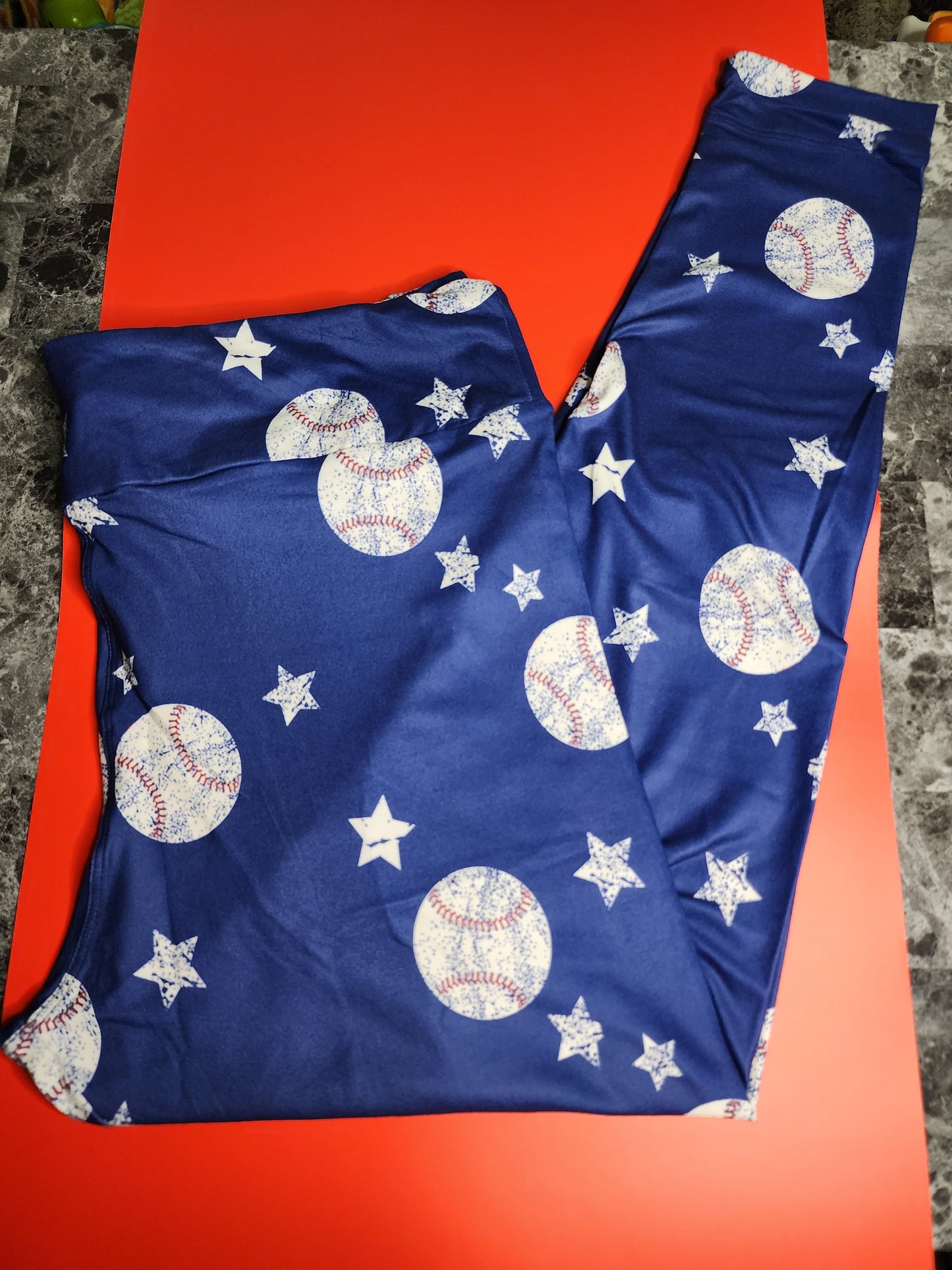 *Charlies Project Baseball and Stars Leggings