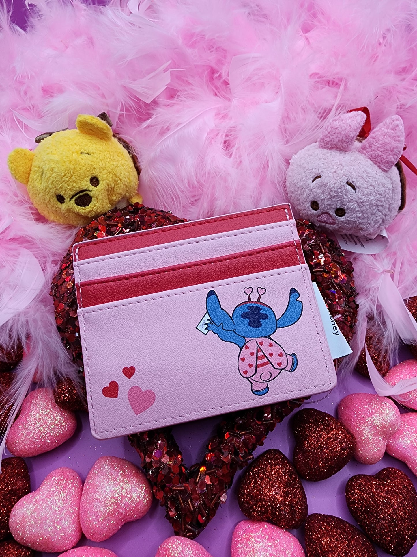 Loungefly Disney Stitch Lady Bug Card holder