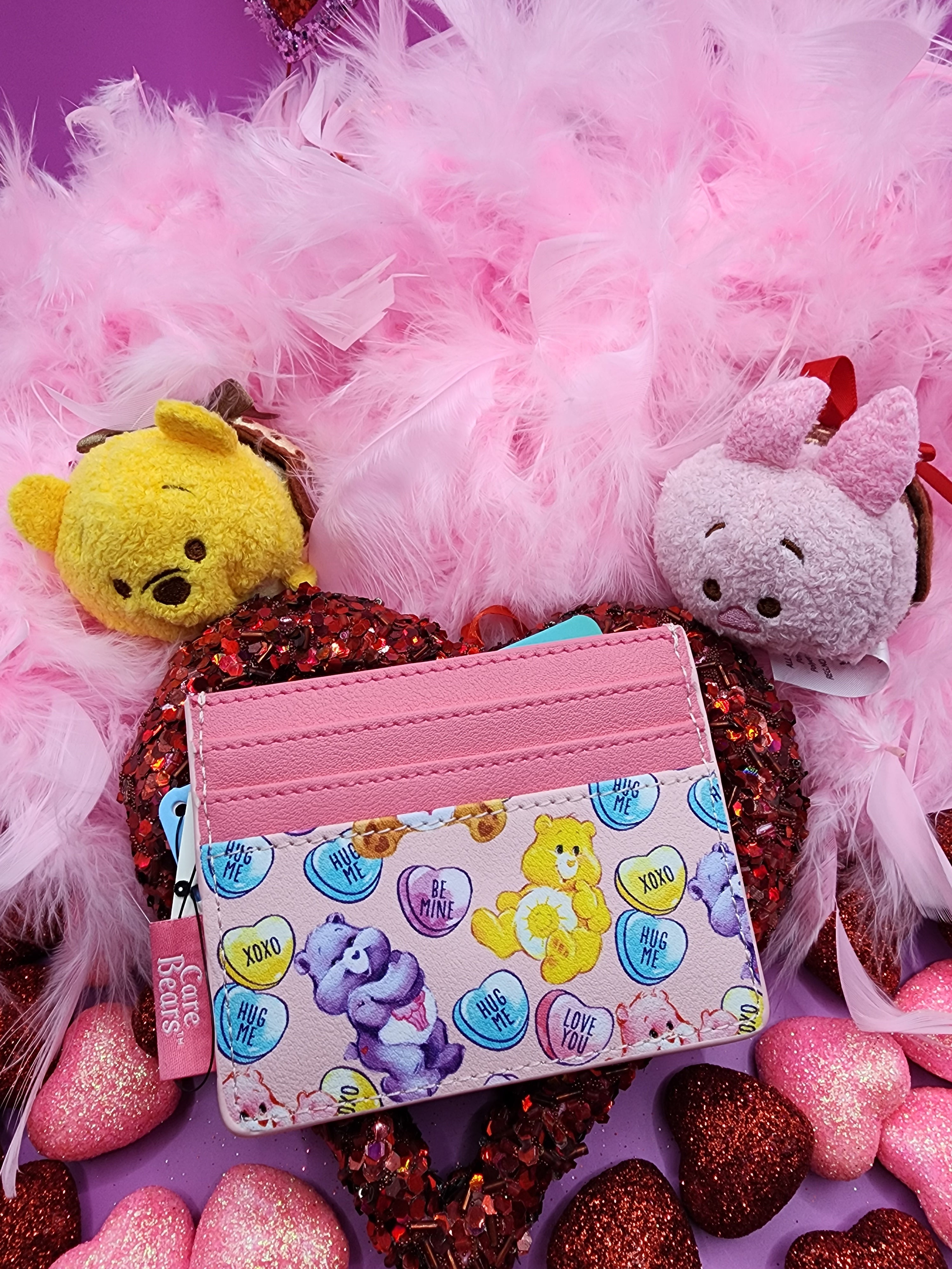 Loungefly Care Bears Valentine Hearts authentic Crossbody Bag Purse