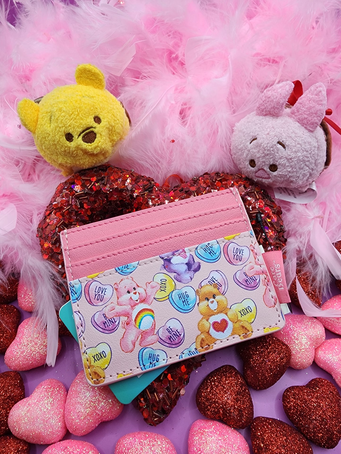 Loungefly Care Bears Valentine's card holder