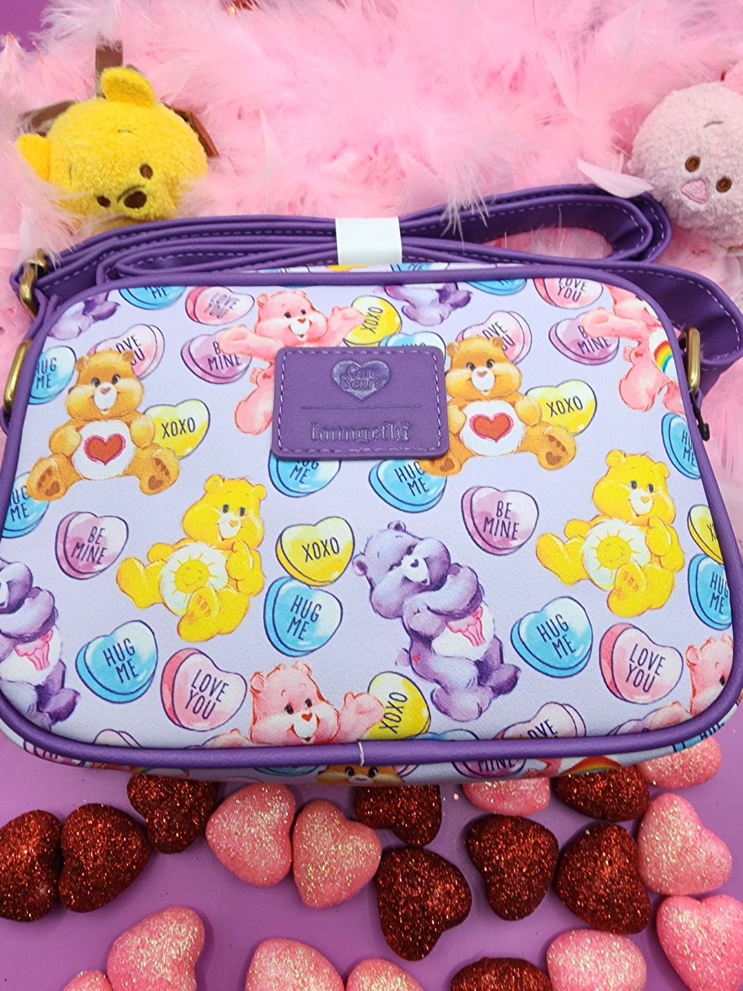 Loungefly Care Bears Valentine's Crossbody Bag