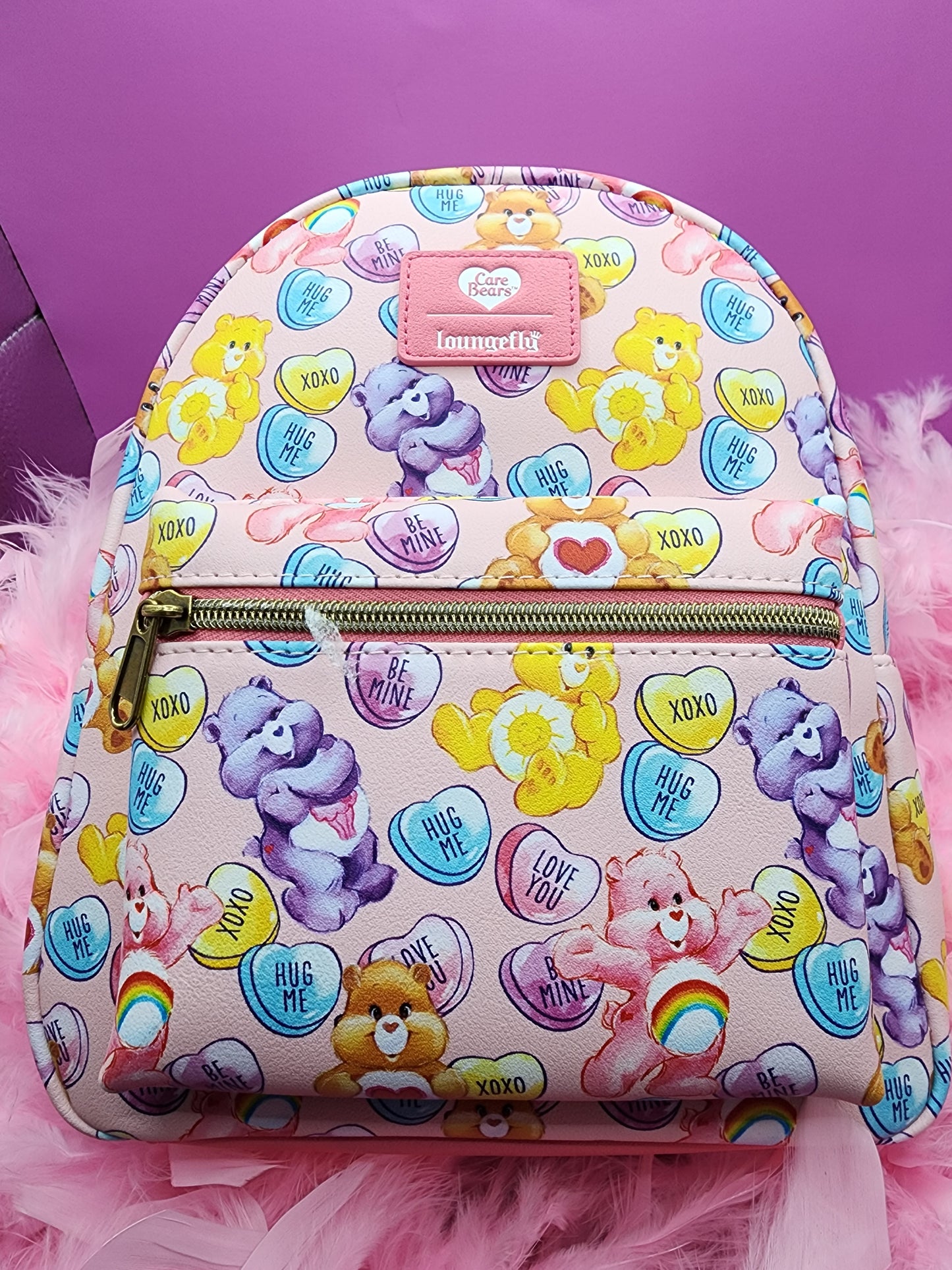 Loungefly Care Bears Valentine's backpack