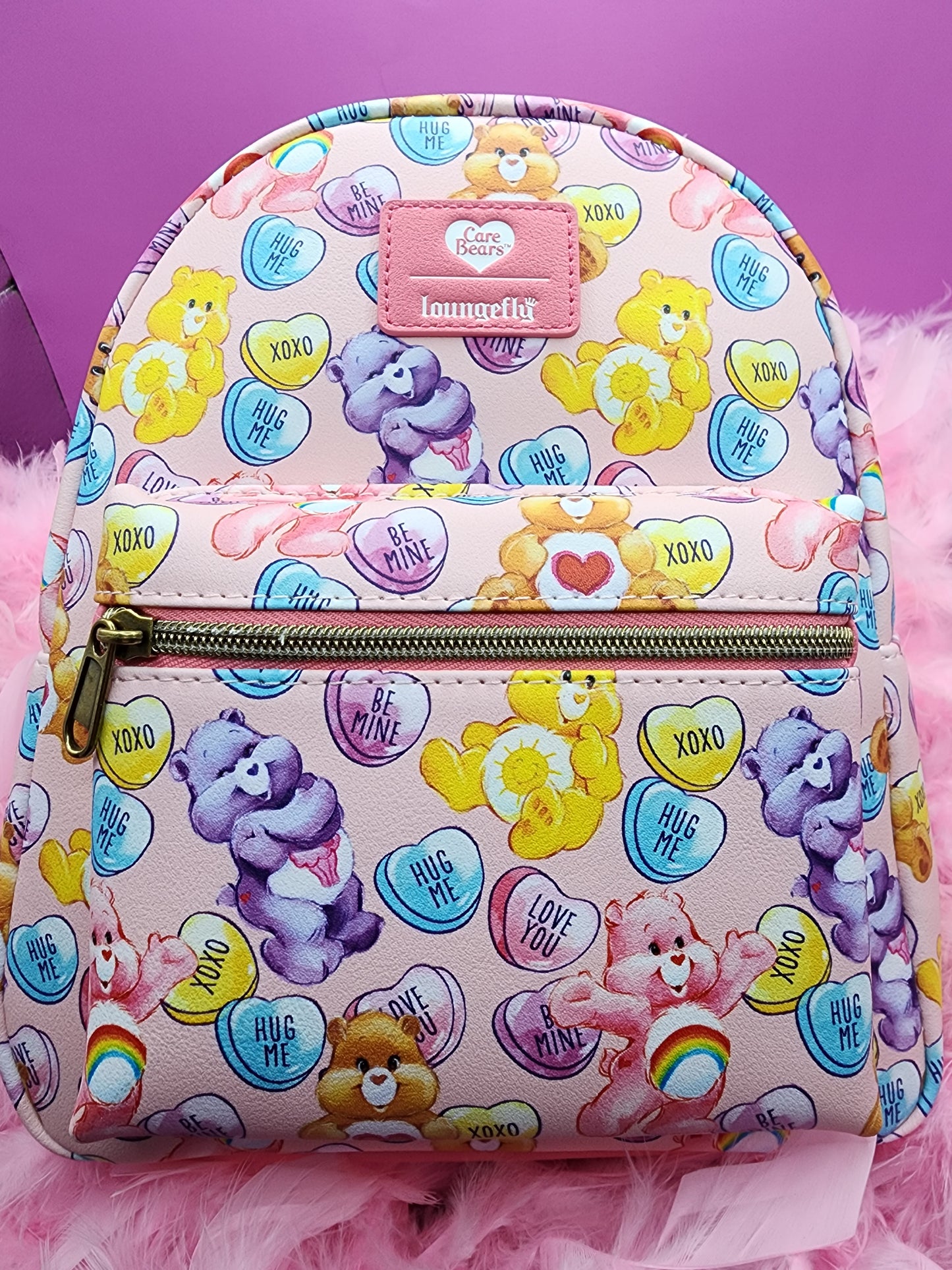 Loungefly Care Bears Valentine's backpack