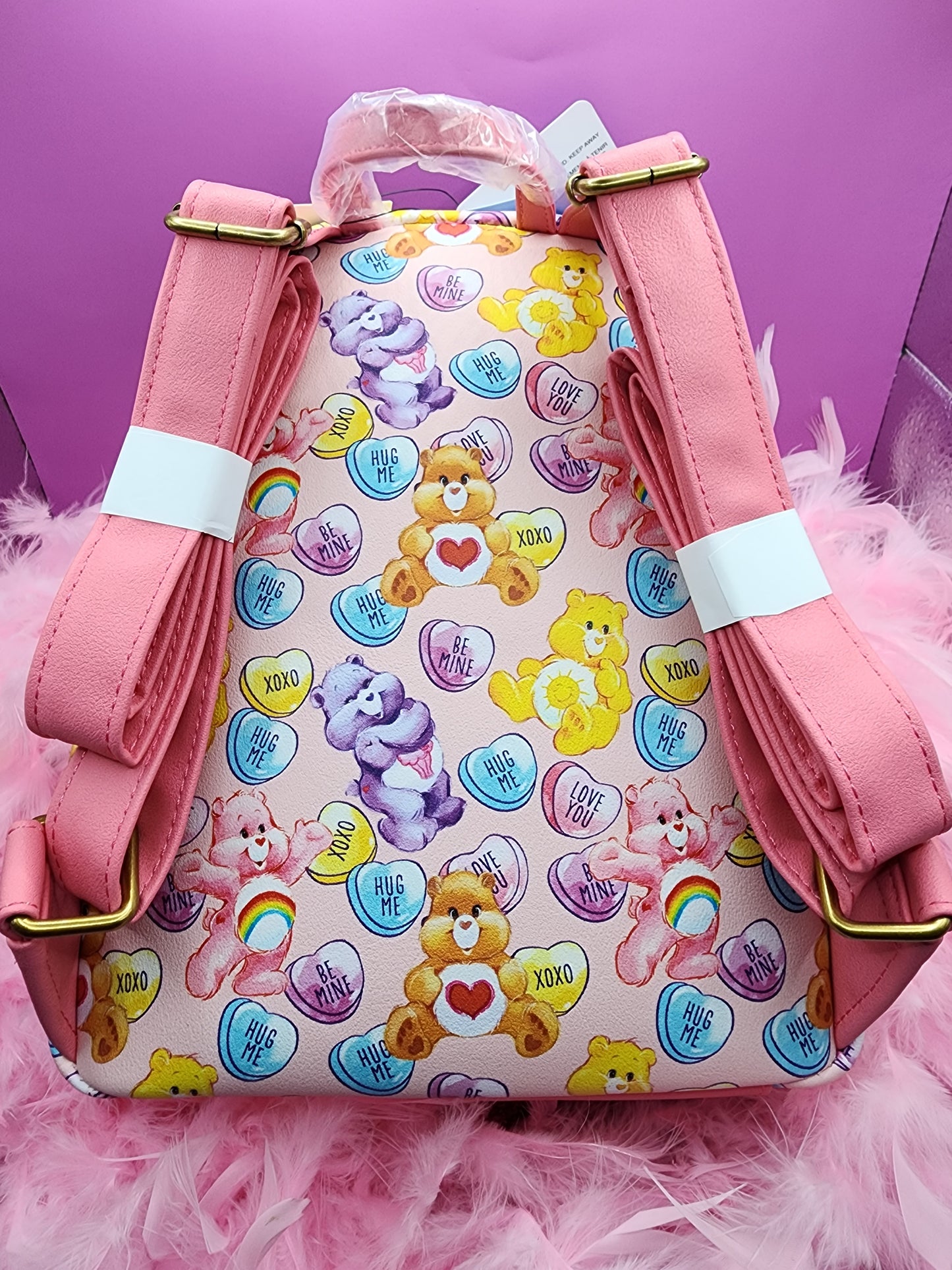 Loungefly Care Bears Valentine's backpack