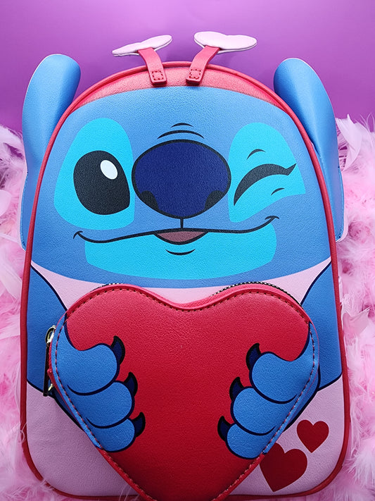 Her Universe Disney Stitch Valentine's backpack