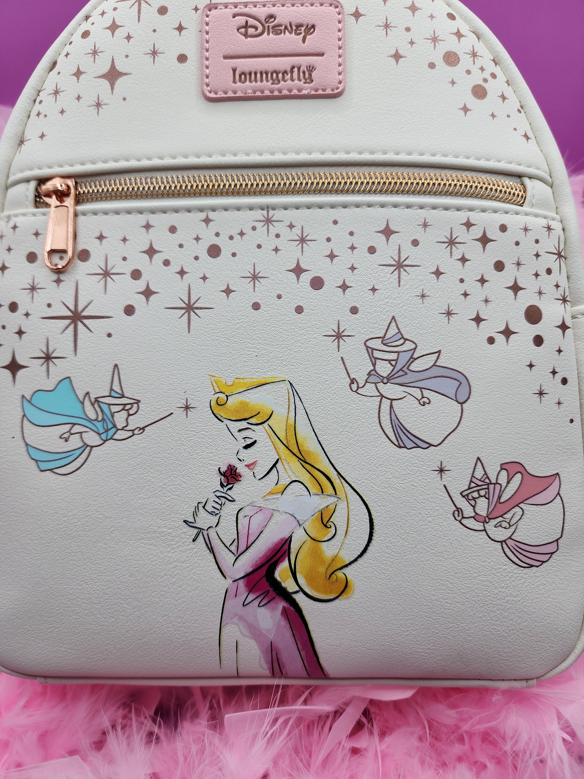 Loungefly Disney Sleeping Beauty and the 3 Fairies Backpack