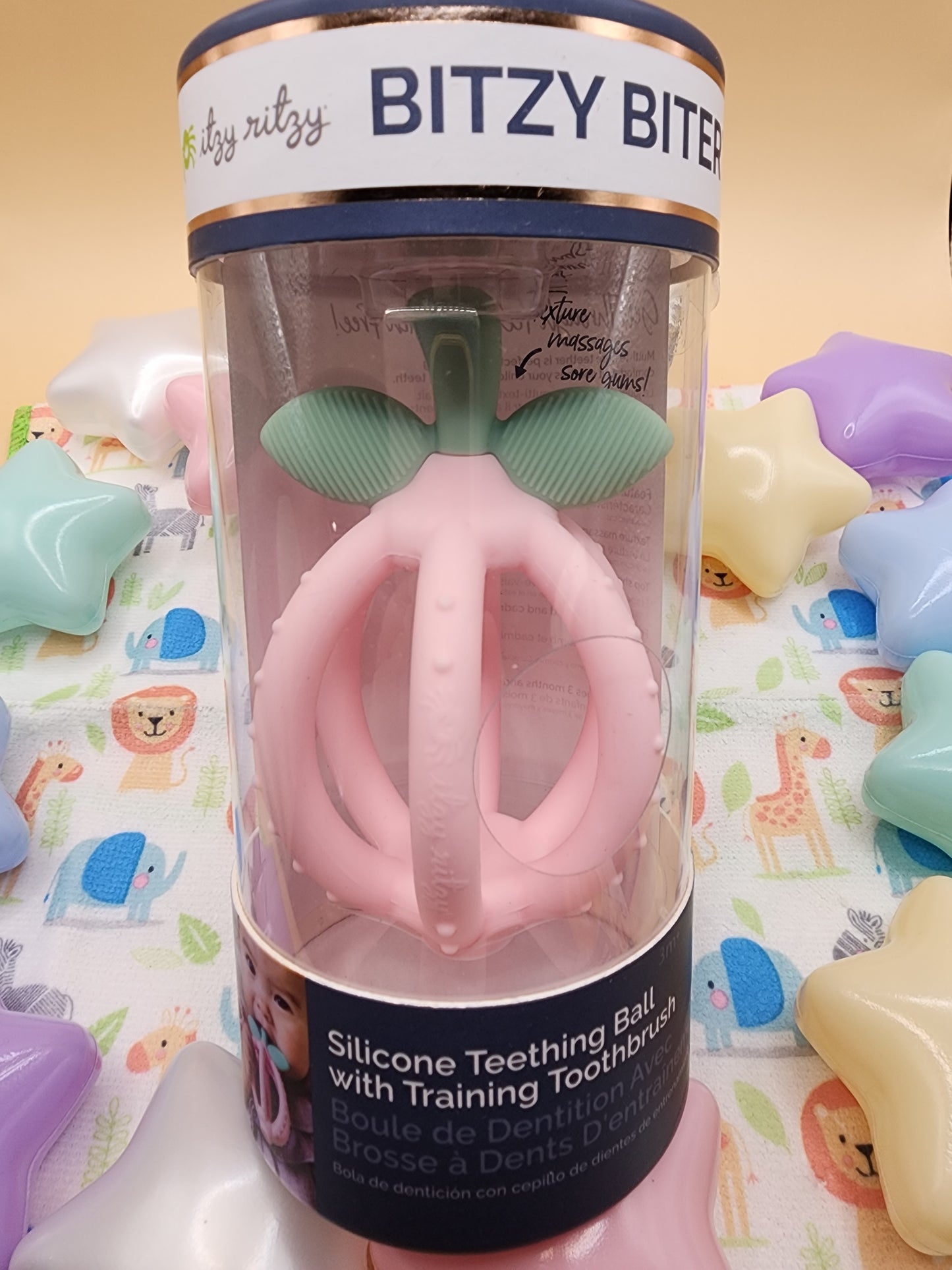 Bitzy Biter Silicone Teething Ball