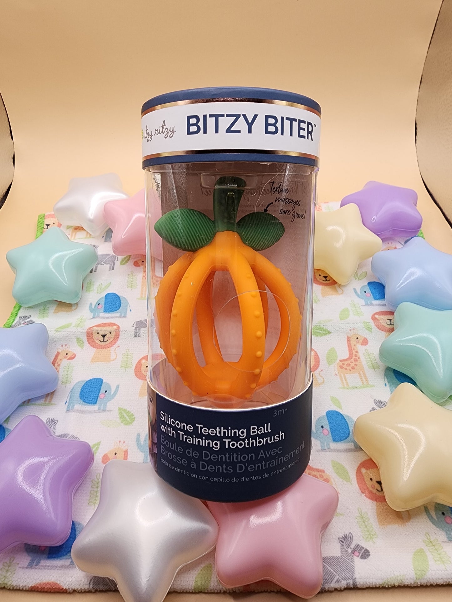 Bitzy Biter Silicone Teething Ball