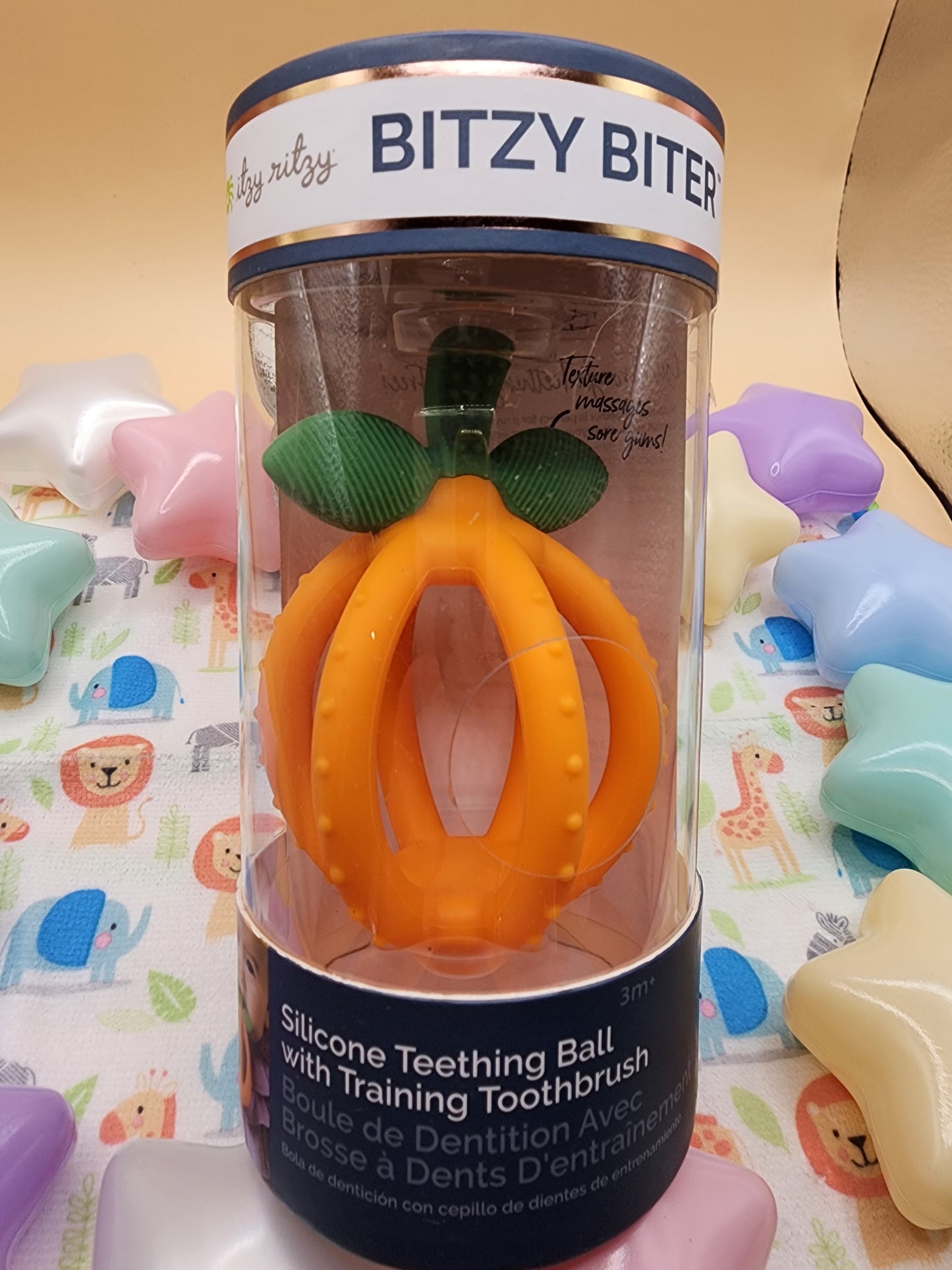 Bitzy Biter Silicone Teething Ball