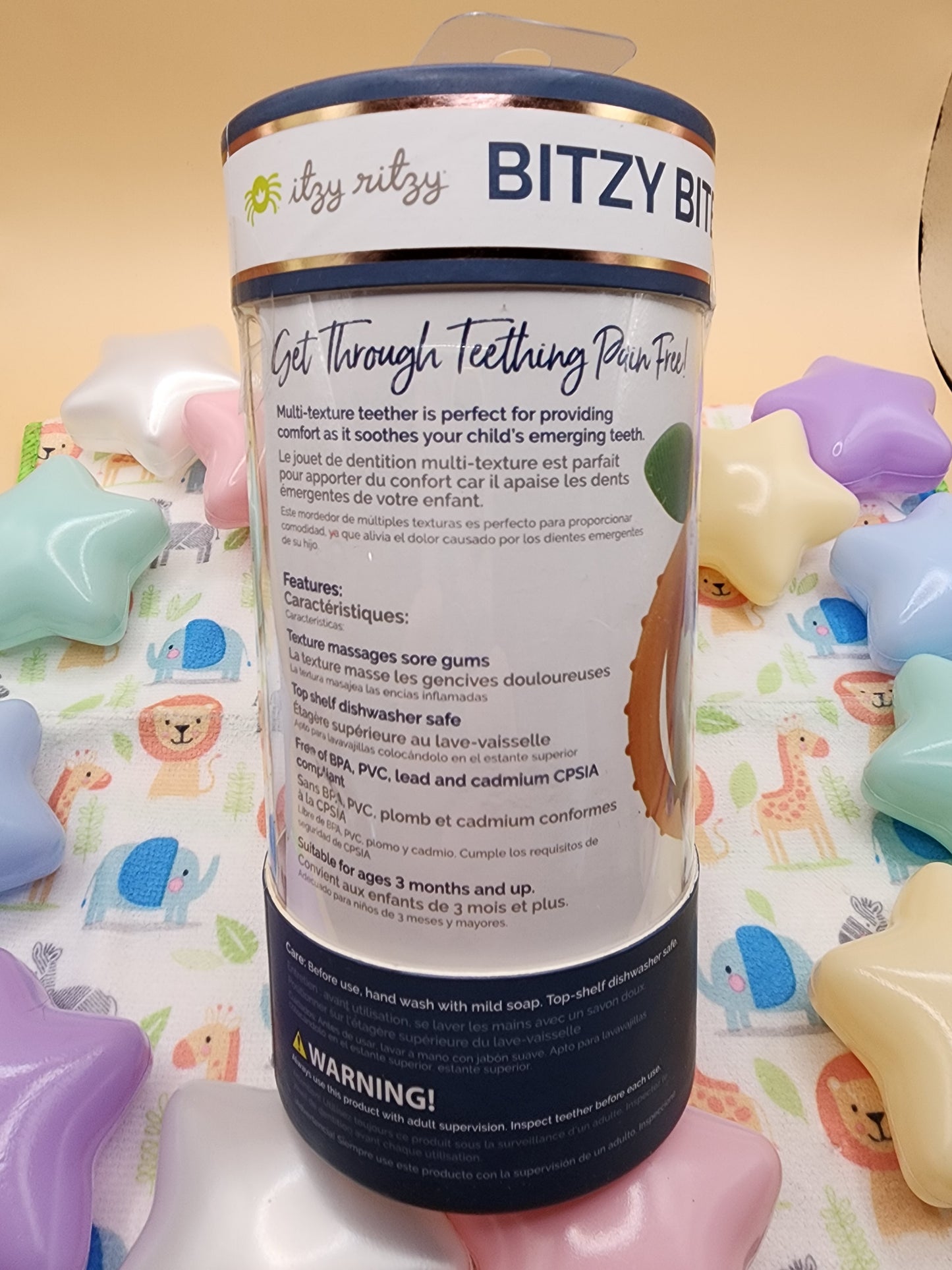 Bitzy Biter Silicone Teething Ball