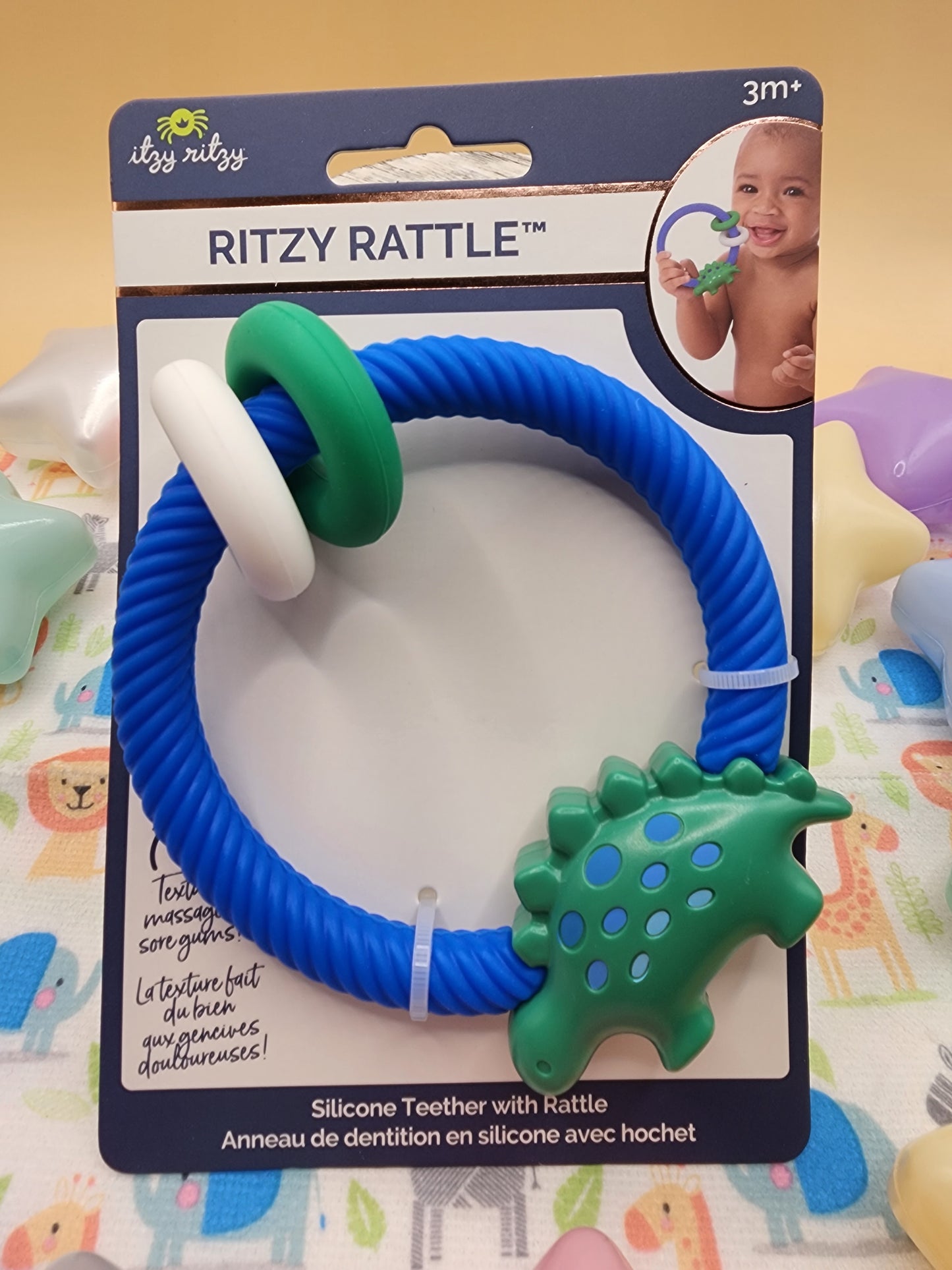 Ritzy Dino Rattle & Teether