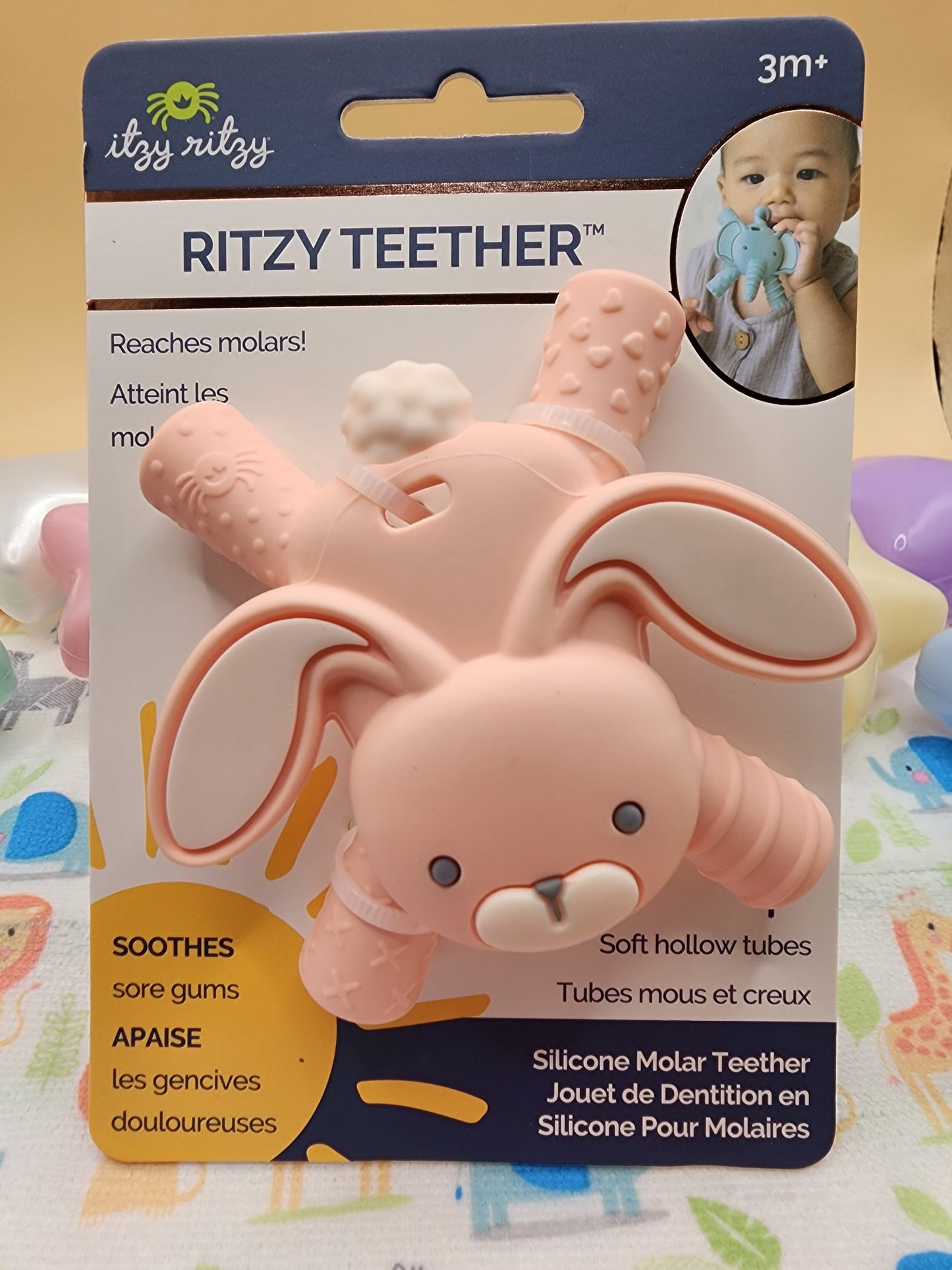 Ritzy Bunny Teether & Molar Teether