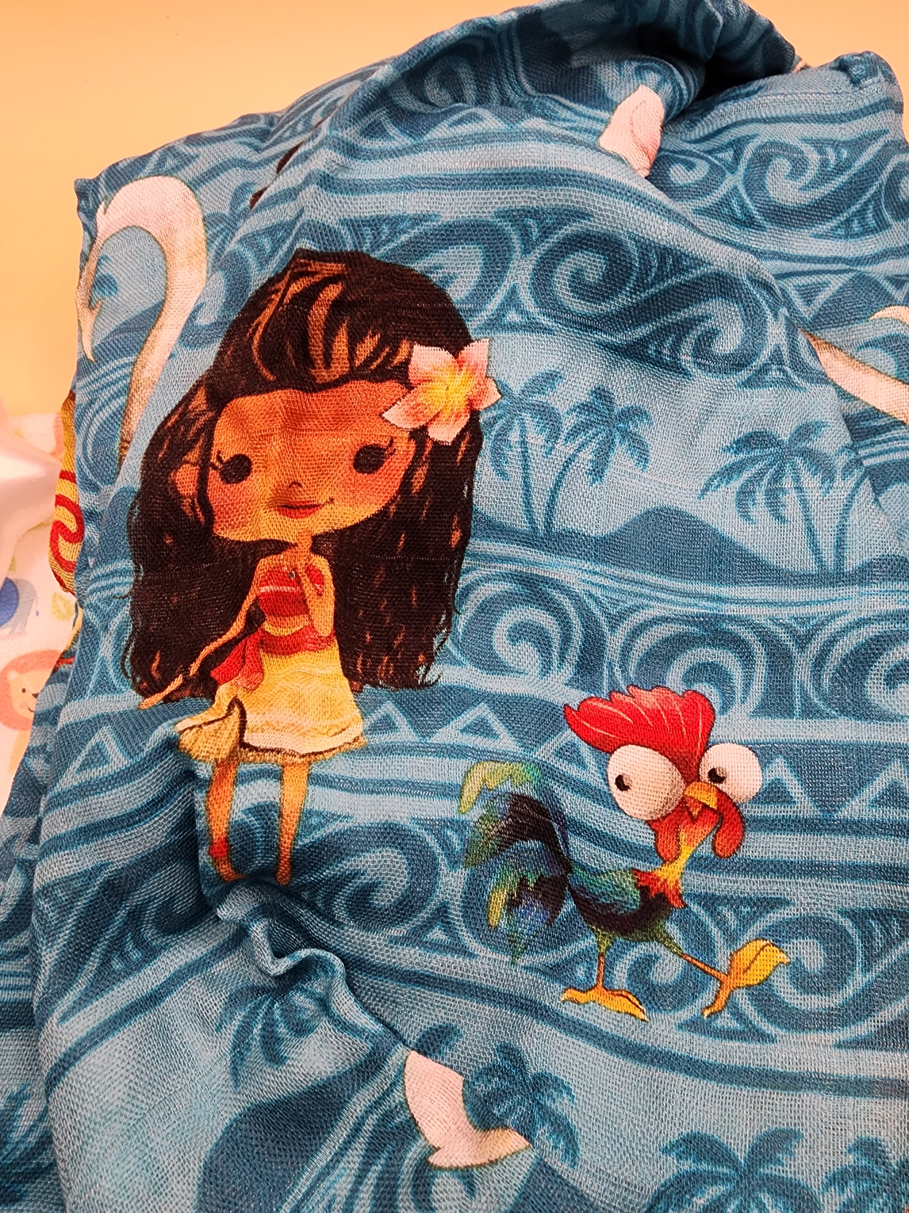 Moana 2025 baby blanket