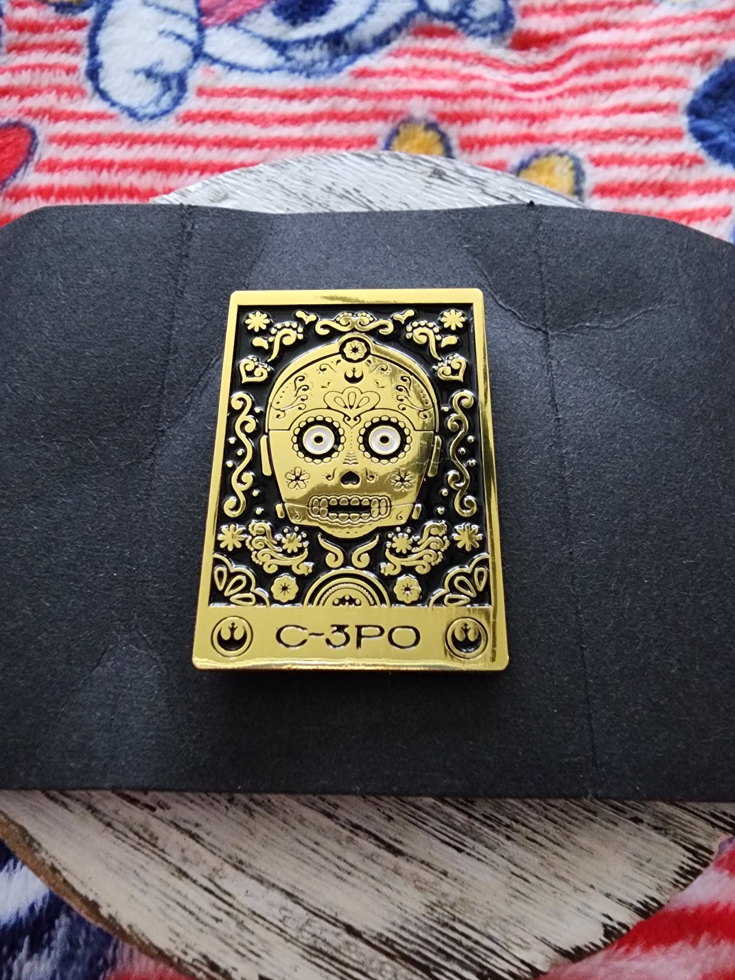 Star Wars Gold Day of the Dead Tarot Card Mystery Pins