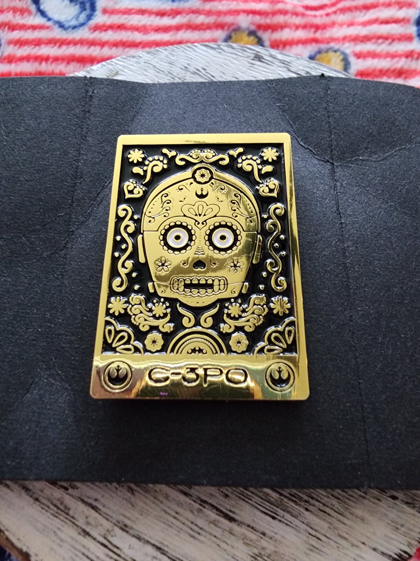 Star Wars Gold Day of the Dead Tarot Card Mystery Pins
