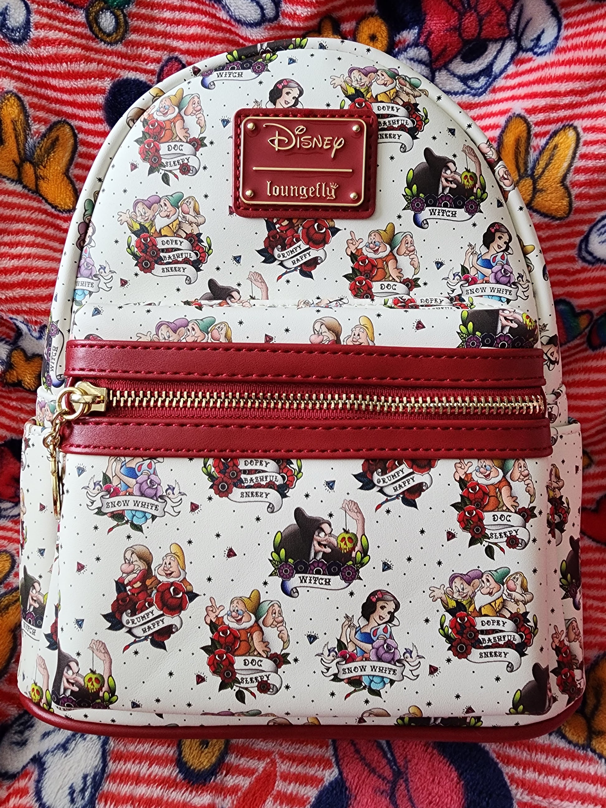 dopey mini backpack Snow White and the Seven Dwarfs Tattoo US Exclusive Backpack