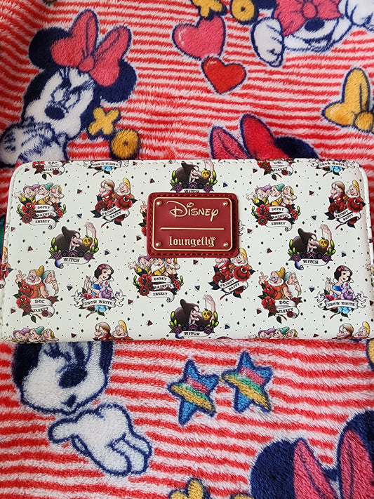 Loungefly Snow White and the Seven Drawfs Tattoo Wallet