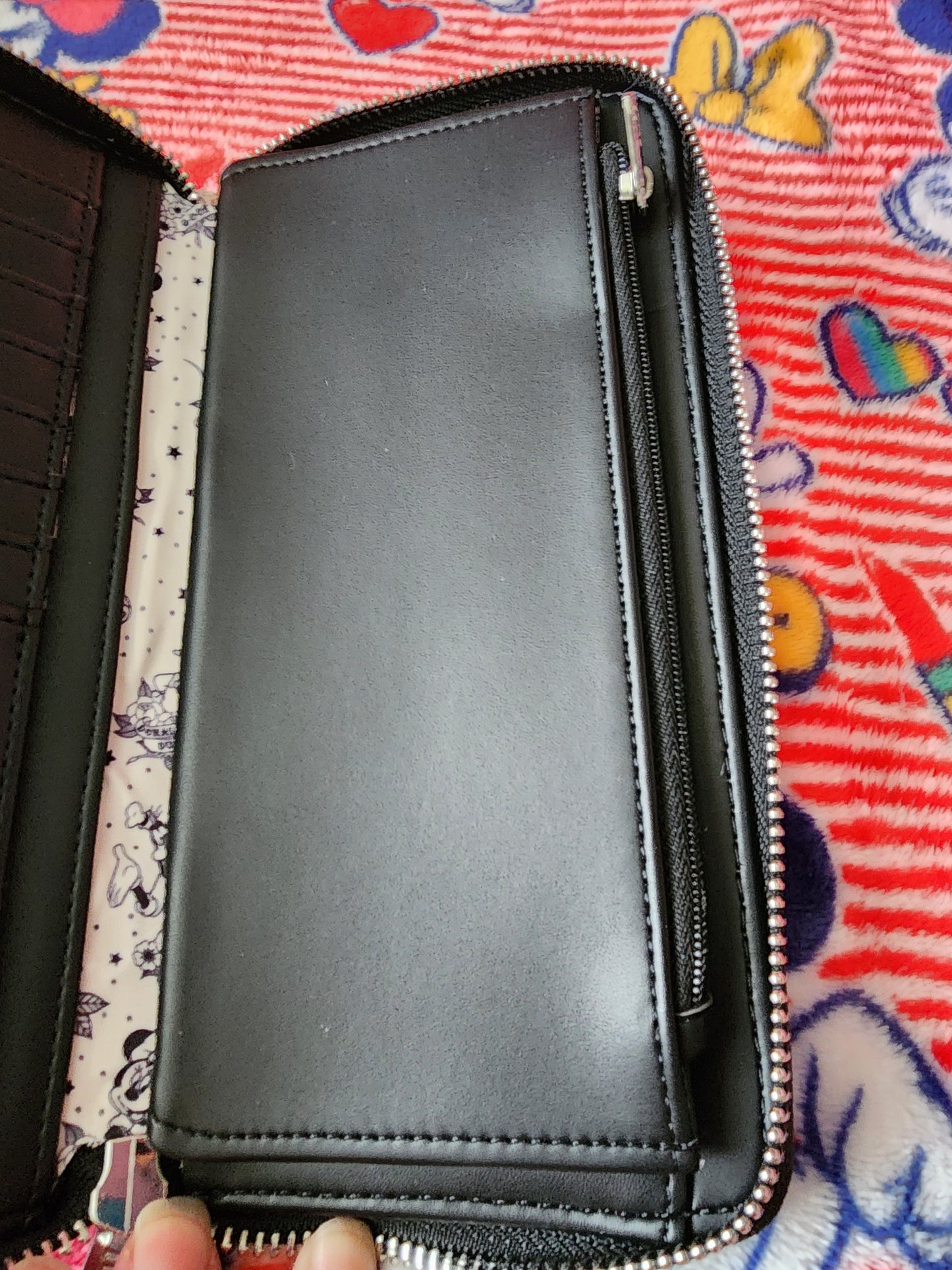 Loungefly Mickey and Friends Tattoo Floral Wallet