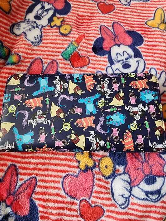 Loungefly Disney Pixar Monster Inc Characters Wallet