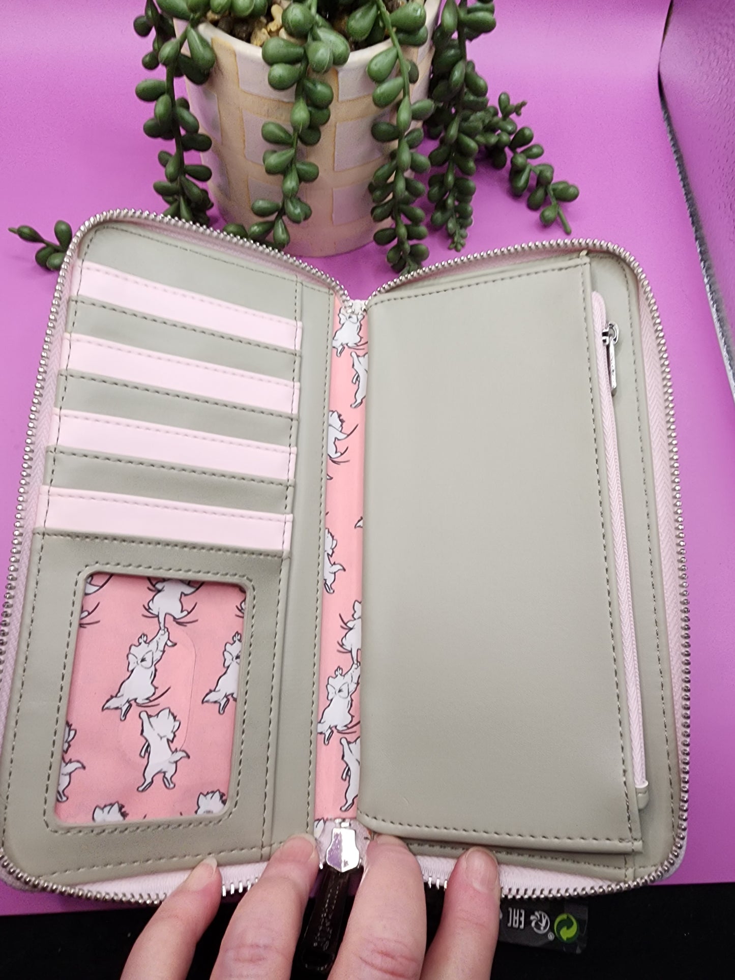 Loungefly Disney Aristocats Marie Floral Embroidered Wallet