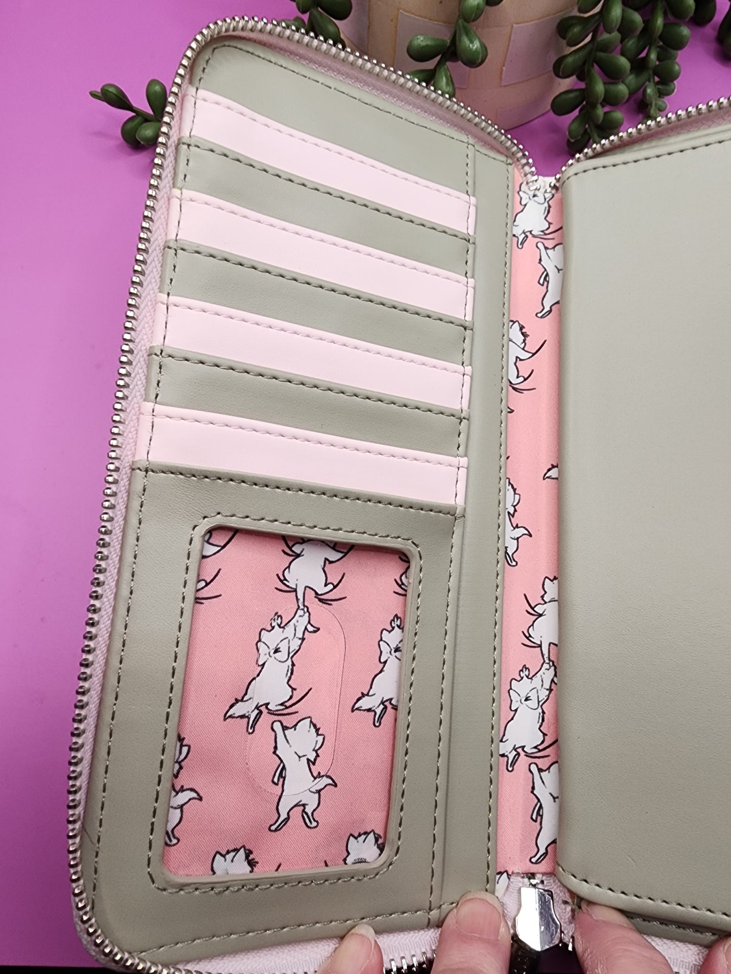 Loungefly Disney Aristocats Marie Floral Embroidered Wallet