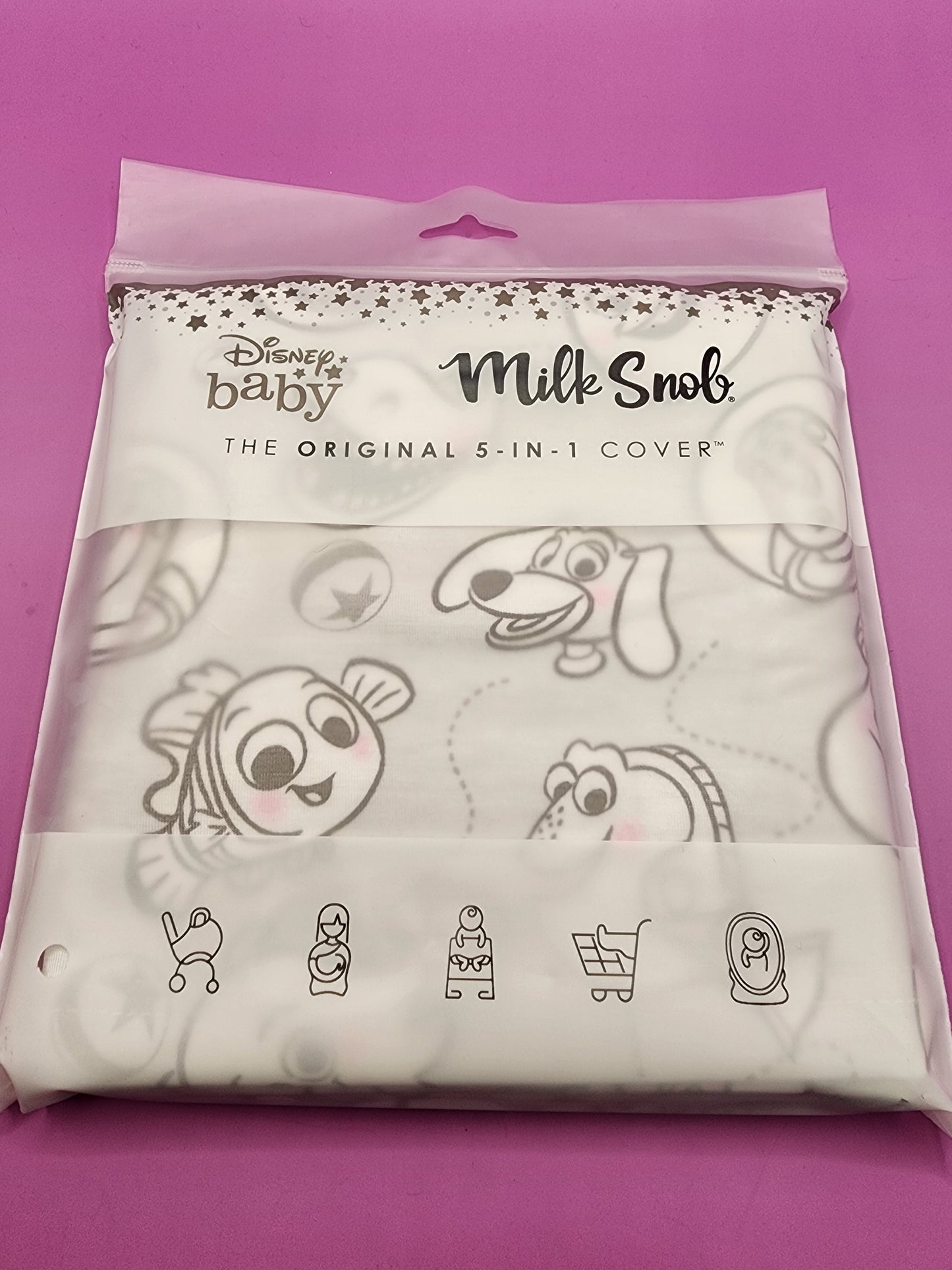 Milk Snob Disney 5-1 Baby Car Seat Cover