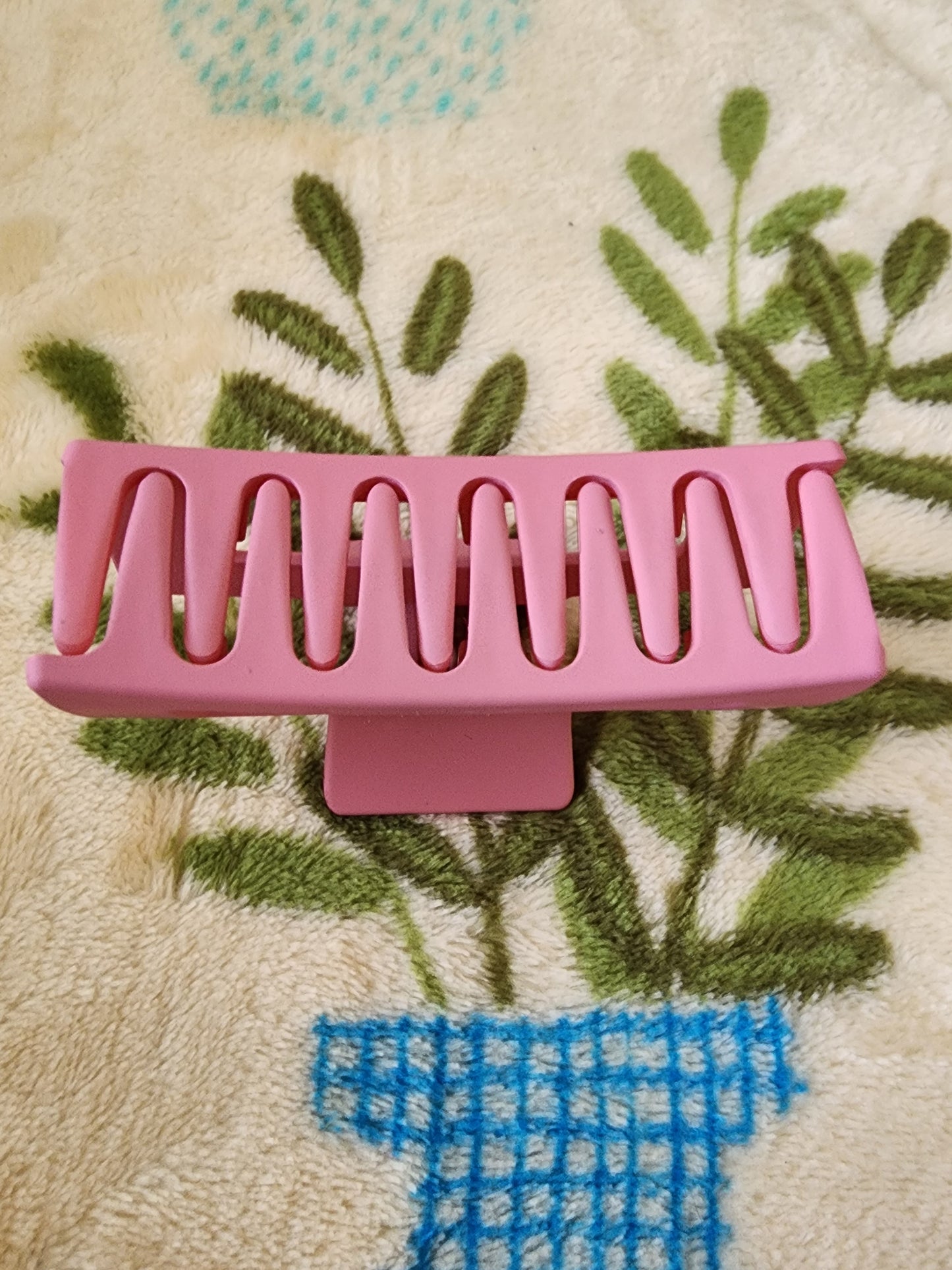 Flamingo Pink Hair Clip