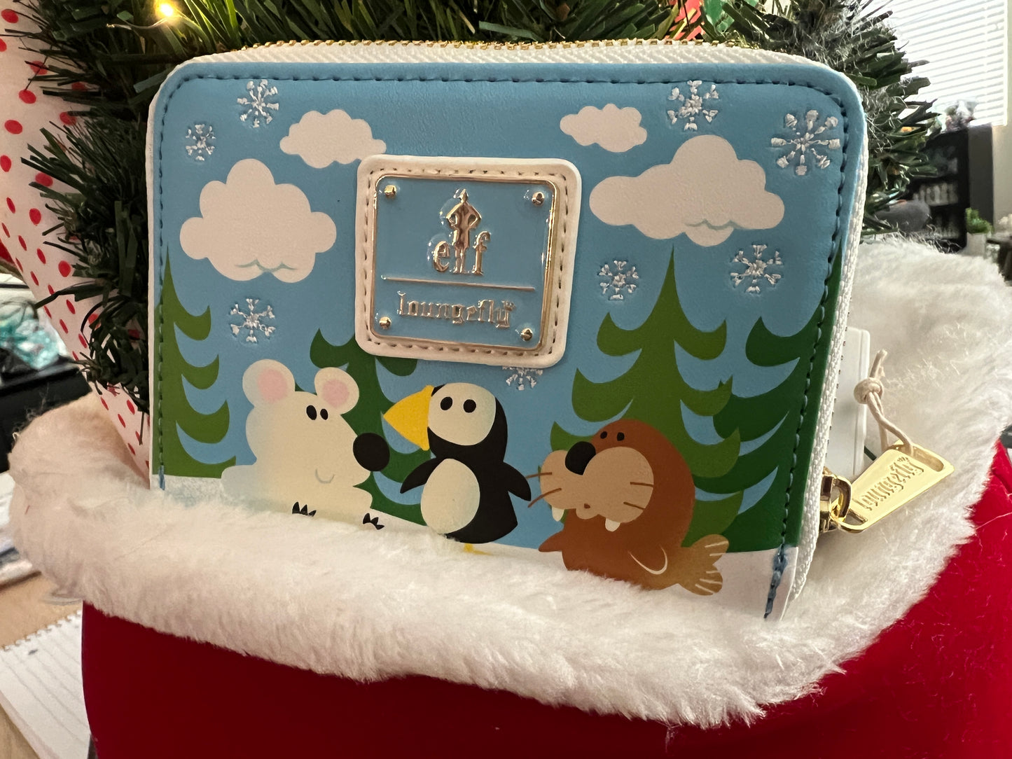 Loungefly Elf Holiday Movie Wallet