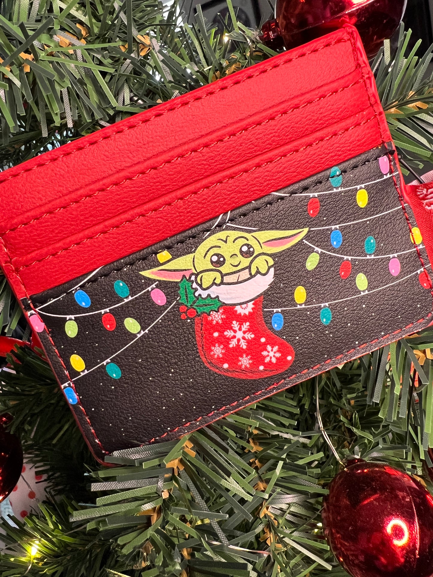 Grogu Christmas Loungefly Cardholder