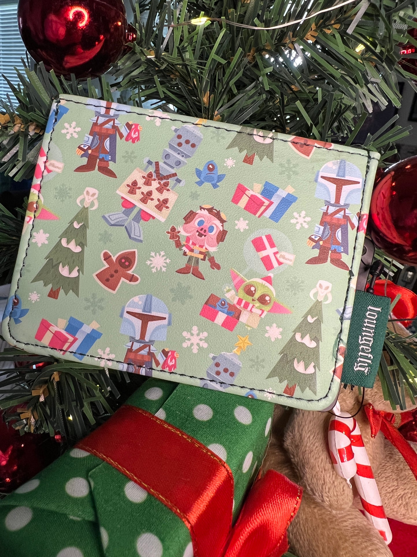 Loungefly Star Wars Mandalorian Christmas Card Holder