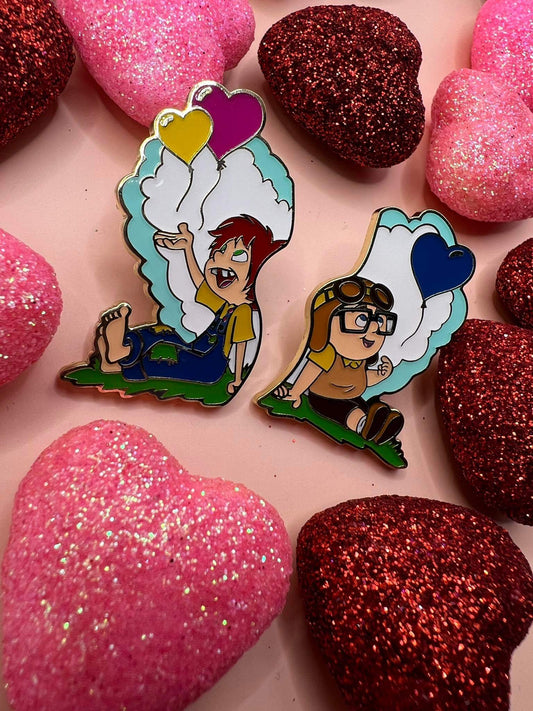 Disney Up Carl and Ellie Valentine's Couple Pins