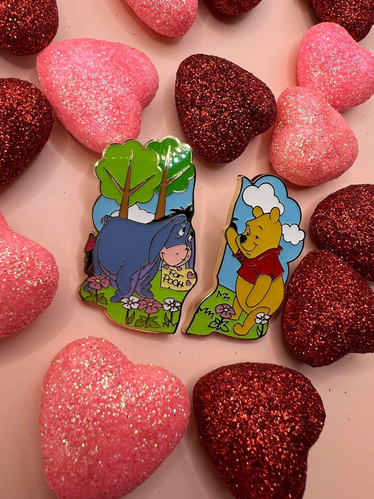 Loungefly Disney Winnie the Pooh and Eeyore Couples Pins